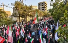 نمایش اقتدار در رزمایش جان‌فدا؛حکایت مردمی که برای وطن به خیابان آمدند