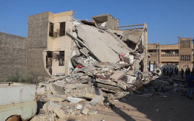 چهار مصدوم در انفجار گاز در کوی مهدیس اهواز