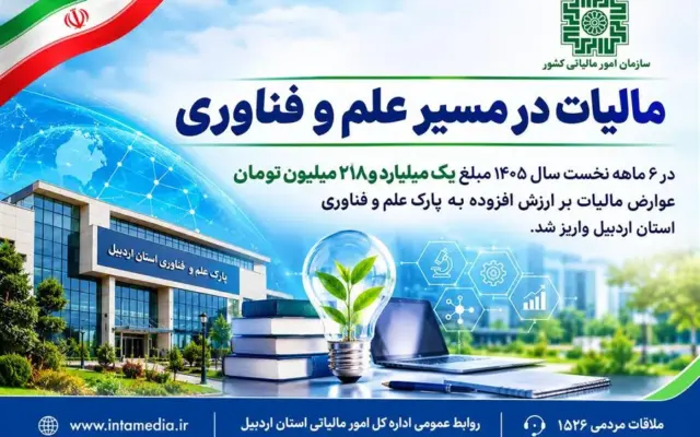 مالیات در مسیر علم و فناوری