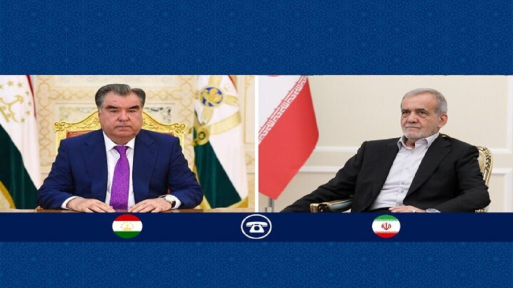 گفت‌وگوی تلفنی روسای جمهور ایران و تاجیکستان/ تأکید بر تعمیق روابط تهران و دوشنبه