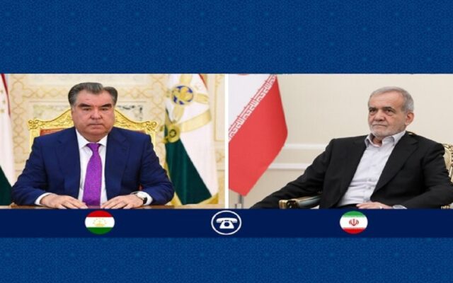 گفت‌وگوی تلفنی روسای جمهور ایران و تاجیکستان/ تأکید بر تعمیق روابط تهران و دوشنبه