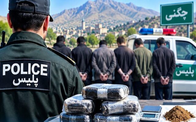 کشف ۵ کیلوگرم تریاک در چگنی؛ ۴۰ وسیله نقلیه متخلف توقیف شد
