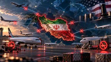 ضربه ۵.۲ میلیارد دلاری محاصره هوایی به اقتصاد ایران / هزینه واردات ۱۲۰ درصد بالا می‌رود؟