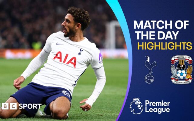 Spurs beat Coventry to earn first league win of the season