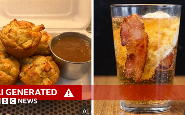 Chip muffin? Bacon and egg soda? How Just Eat's AI struggled to depict Britain's regional dishes