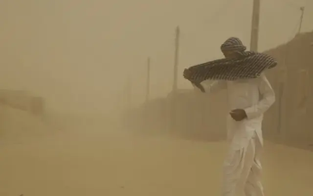 سرعت وزش باد در زابل به ۱۰۸ کیلومتر بر ساعت رسید