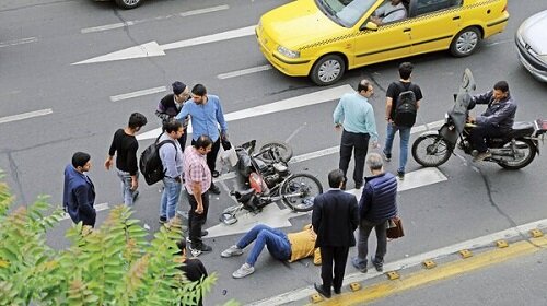 سهم ۶۸درصدی موتورسواران و عابران از فوتی‌های شهری قزوین