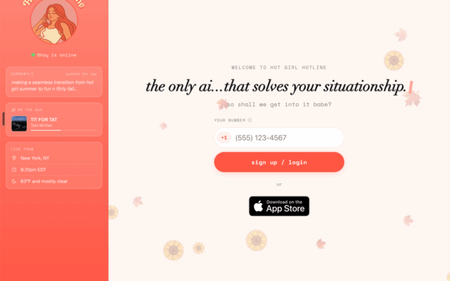 Hot Girl Hotline is like ‘Dear Abby’ for the AI era
