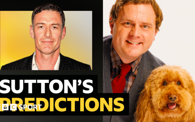 Sutton's predictions v Waffle the Wonder Dog and his owner, Simon