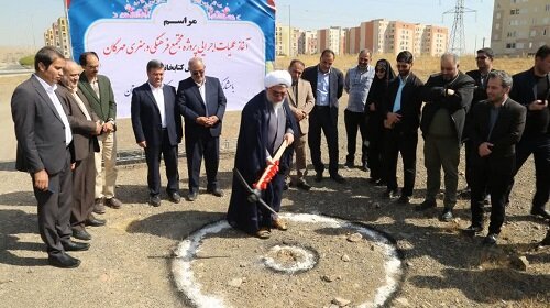 ساخت کتابخانه «سپهر مهرگان» د قزوین آغاز شد