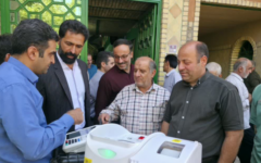 برگزاری رزمایش انتخابات الکترونیک در خضرآباد شهرستان اشکذر