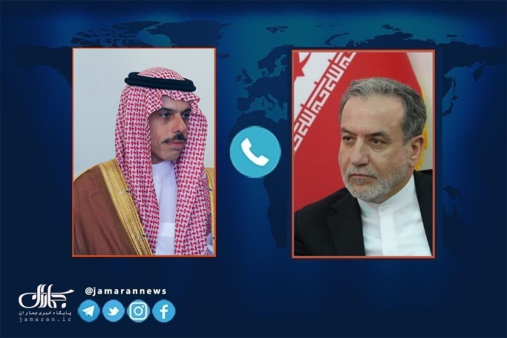 عراقچی به وزیر خارجه عربستان: اصرار بر رویکرد نظامی و بی‌توجهی به راه‌حل سیاسی، موجب پیچیده‌ترشدن وضعیت موجود خواهد شد