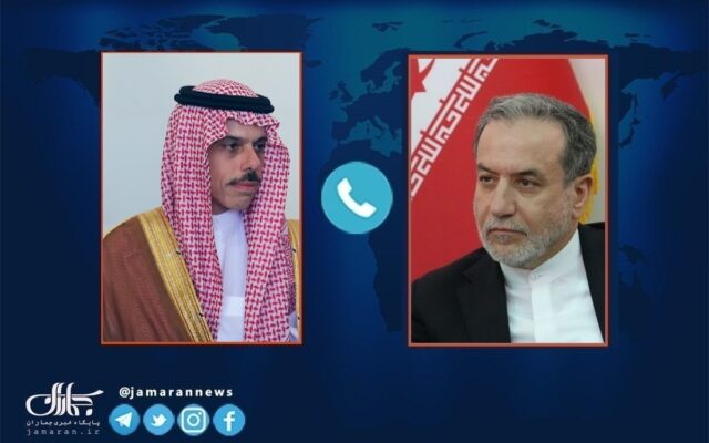 عراقچی به وزیر خارجه عربستان: اصرار بر رویکرد نظامی و بی‌توجهی به راه‌حل سیاسی، موجب پیچیده‌ترشدن وضعیت موجود خواهد شد