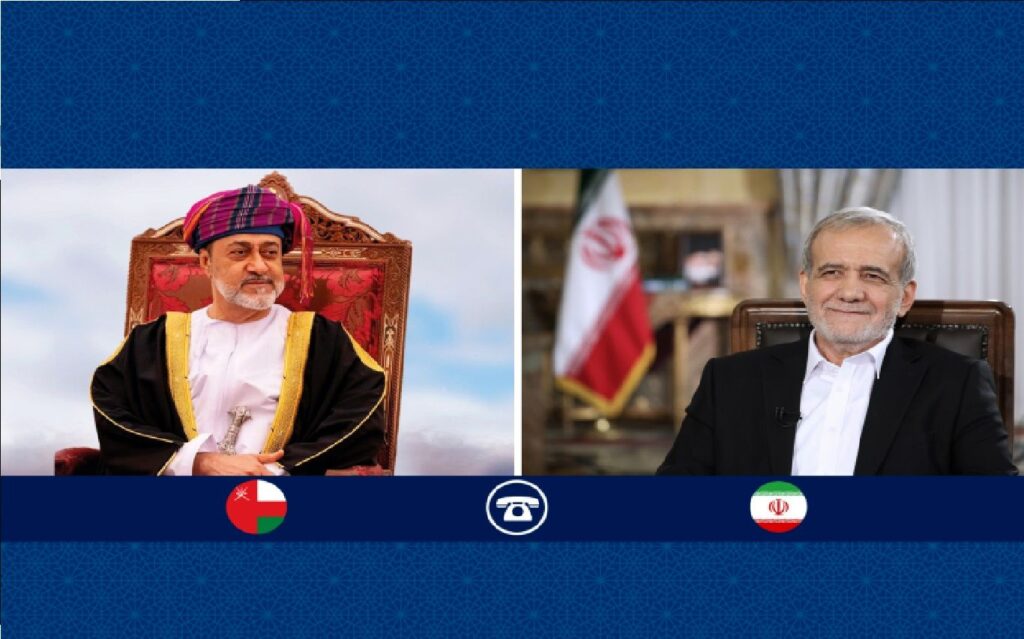 پزشکیان با سلطان عمان گفت‌و‌گو کرد