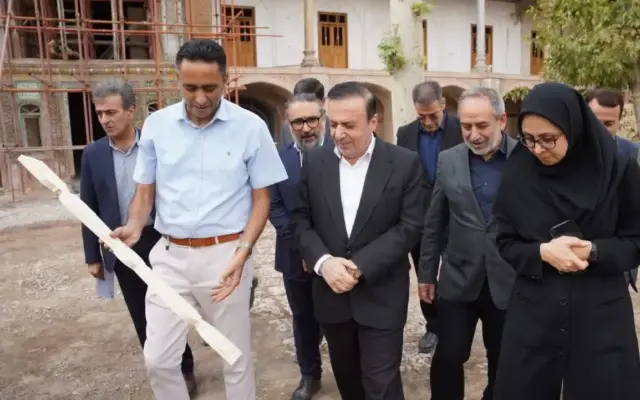 استاندار قزوین از بنای تاریخی گراند هتل بازدید کرد