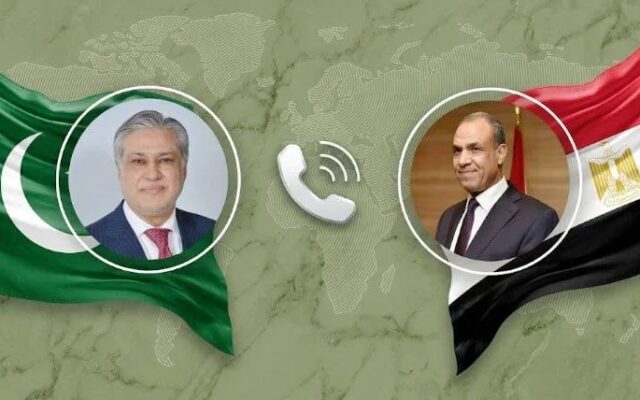 رایزنی پاکستان و مصر درباره تحولات منطقهای