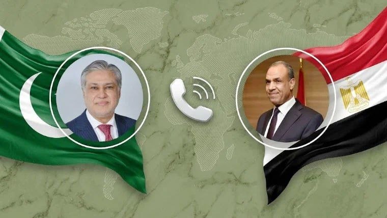 رایزنی پاکستان و مصر درباره تحولات منطقه‌ای