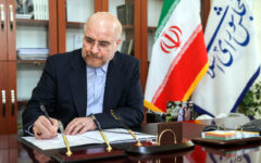 قالیباف قهرمانی تیم ملی کشتی فرنگی را تبریک گفت