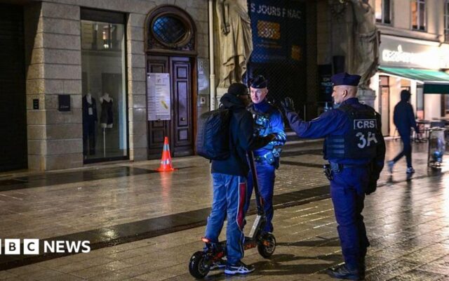Curfew imposed in parts of central Paris and other cities after rioting across France