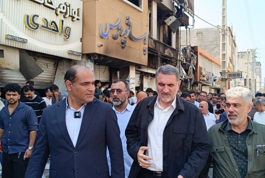 ابعاد آتش‌سوزی در مجتمع تجاری عسلویه بررسی شد