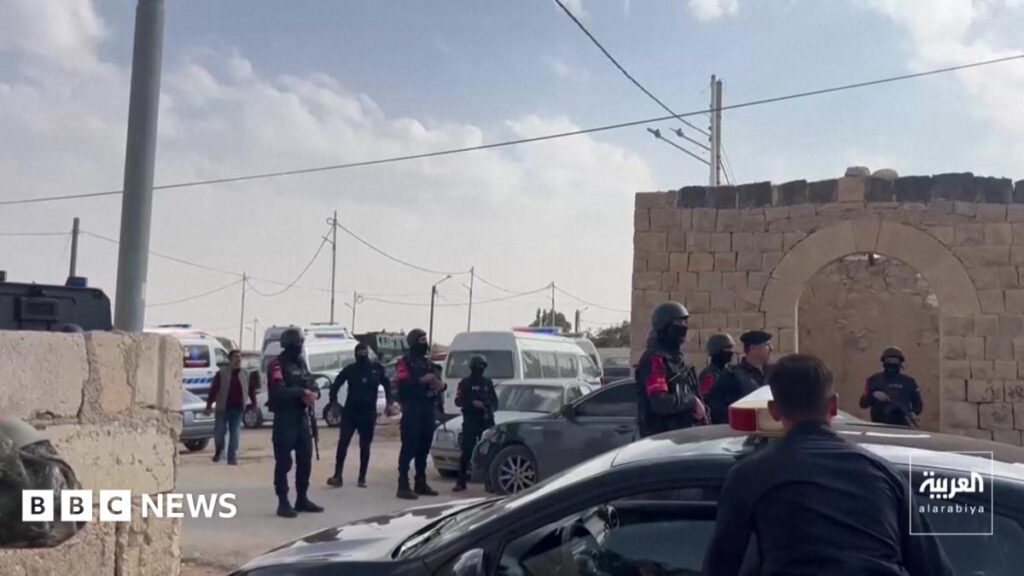 Six shot dead by gunmen at church funeral in Jordan, officials say
