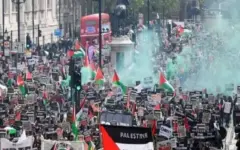پلیس لندن برای راهپیمایی حامیان فلسطین محدودیت‌های شدیدی وضع کرد