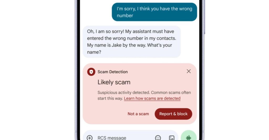 Android is using AI to suss out scammers in Google Messages
