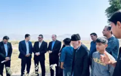 آغاز لایروبی رودخانه روستای میان گلال خرم آباد