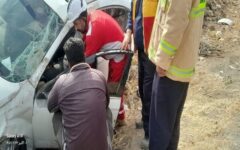 تصادف مرگبار بازهم در شاهرود؛ یک دختر بچه فوت کرد