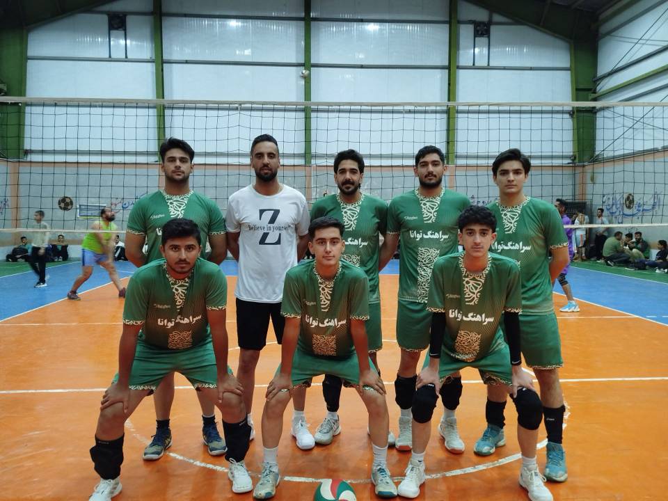 قهرمانی نصرآباد خراسان رضوی در مسابقات والیبال شهدای جنگ رمضان
