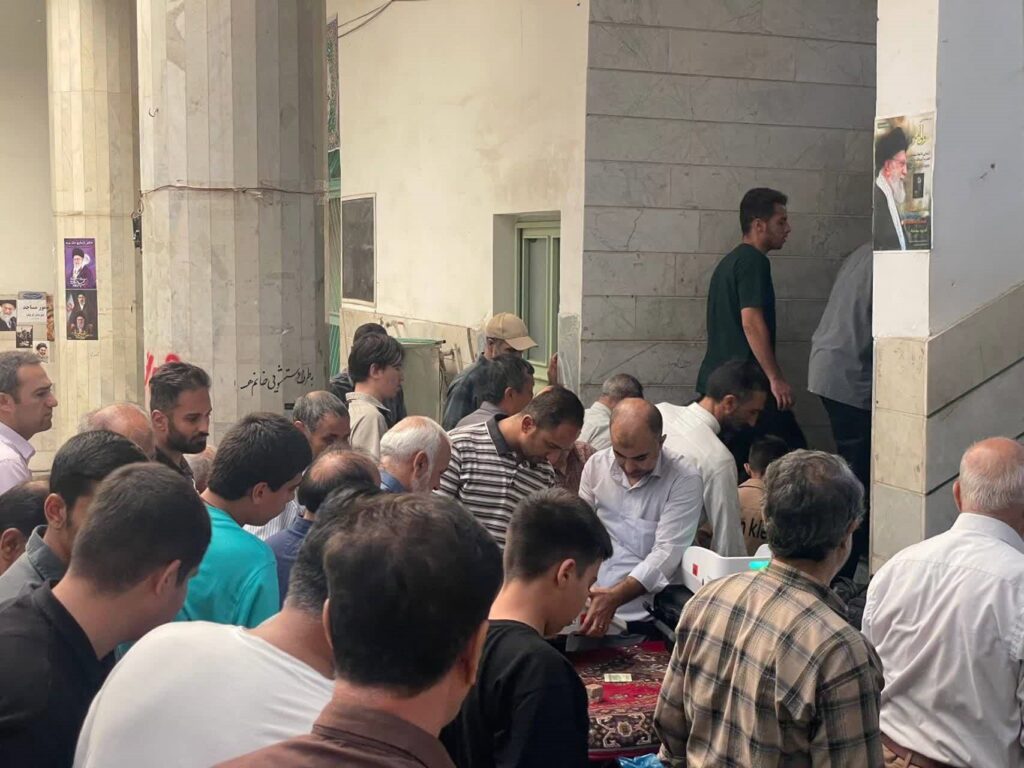 برگزاری مانور انتخابات الکترونیک در مصلی نماز جمعه قرچک