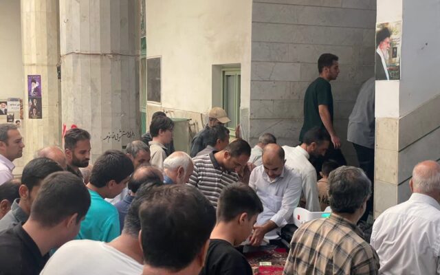 برگزاری مانور انتخابات الکترونیک در مصلی نماز جمعه قرچک