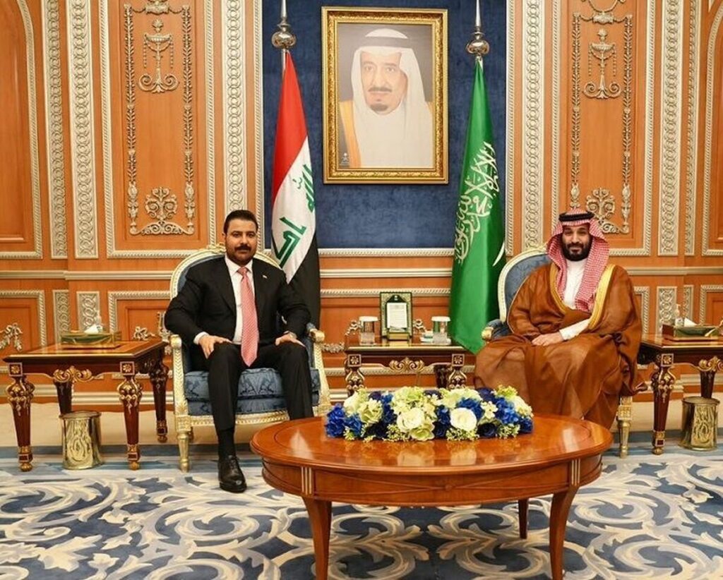نخست‌وزیر عراق با ولی‌عهد عربستان با محوریت تحولات منطقه دیدار کرد
