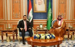 نخست‌وزیر عراق با ولی‌عهد عربستان با محوریت تحولات منطقه دیدار کرد