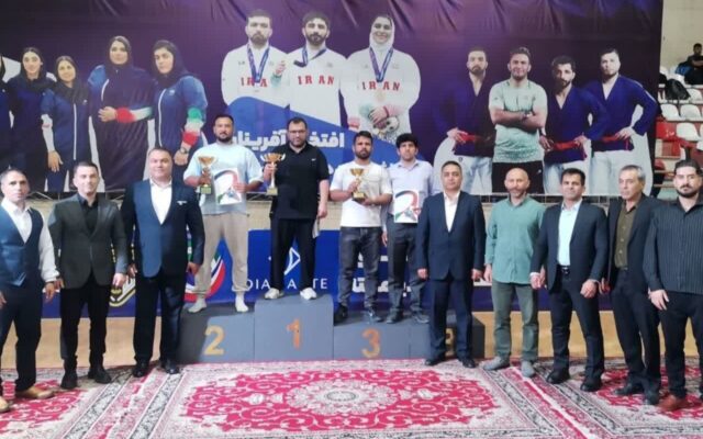 خراسان رضوی در مسابقات کوراش مردان نایب قهرمان شد