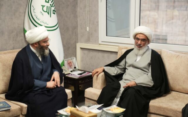 دیدار امام جمعه بوشهر با رئیس سازمان تبلیغات اسلامی