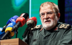 سرلشکر ایزدی: برای دفاع از تنگه هرمز آمادگی کامل داریم