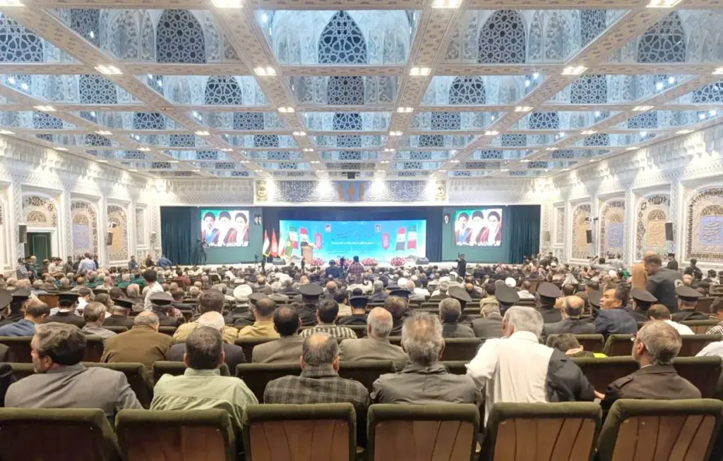 مراسم تجلیل از موکب‌داران عراقی به پاس همدلی و همراهی با ملت ایران برگزار شد