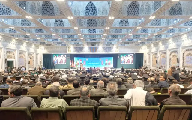 مراسم تجلیل از موکب‌داران عراقی به پاس همدلی و همراهی با ملت ایران برگزار شد