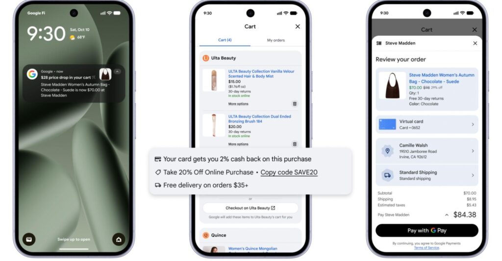 Google launches its ‘universal’ online shopping cart ahead of the holidays