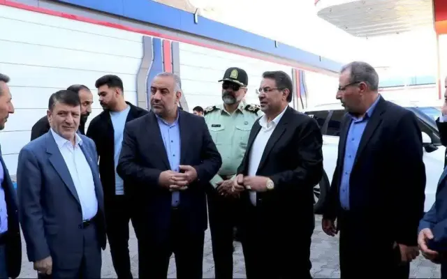 بازدید رئیس سازمان زندانها از جایگاه دو منظوره سوخت و پروژه تجاری و خدماتی انجمن حمایت زندانیان تبریز