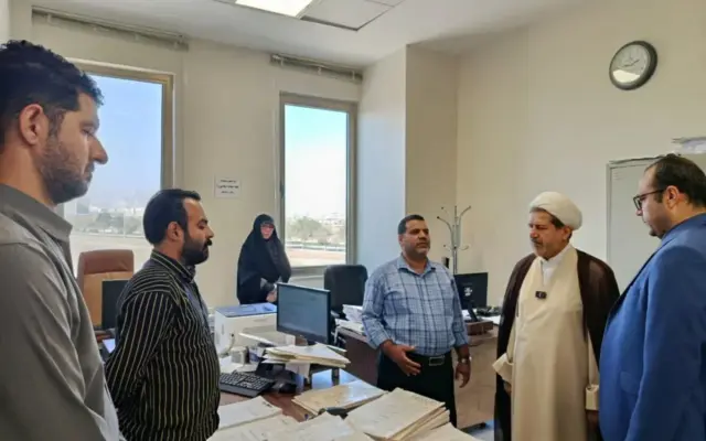رئیس کل دادگستری خراسان رضوی از حوزه قضایی گلبهار بازدید کرد