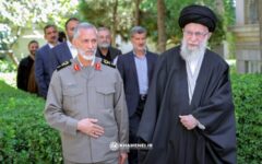 همسر شهید شیرازی: یک روز قبل از جنگ ۱۲ روزه، سردار سلامی به همسرم گفته که او را شهید می‌کنند/ شهید شیرازی ملاقات‌هایش با حضرت آقا را ثبت می‌کرد