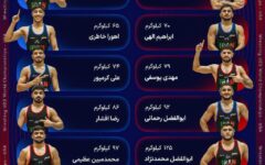 حریفان ۶ آزادکار مازندرانی در رقابت‌های جهانی مشخص شد