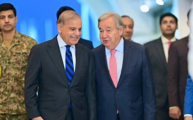 پاکستان تنها راه جلوگیری از تشدید تنش‌ ها را اعلام کرد/ در دیدار شهباز شریف و گوترش چه گذشت؟