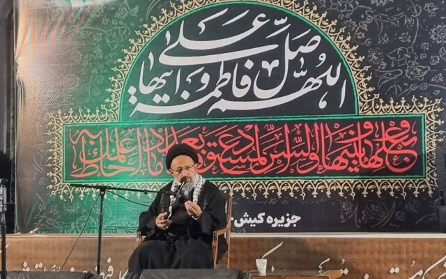 اجتماع شبانه مردمی کیش بازتابی از تعهد مردم به آرمان‌های انقلاب اسلامی