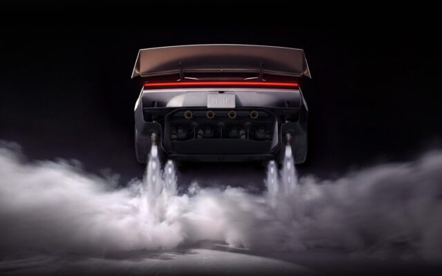 تصاویری از خودروی Roadster تسلا ؛ پرواز این خودرو را ببینید