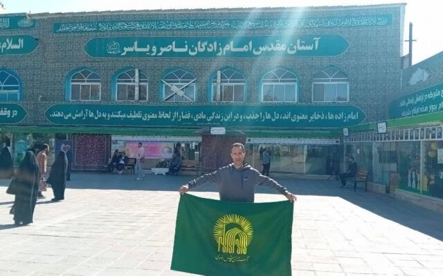 دونده لنگرودی ۲۴ کیلومتر تا حرم امام رضا (ع) را دوید