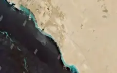 تصاویر جدید ماهواره ای از بندر ینبع عربستان/ تنها یک نفتکش بزرگ حرکت کرده است