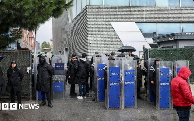 Turkish police raid opposition TV station, halting live broadcasts